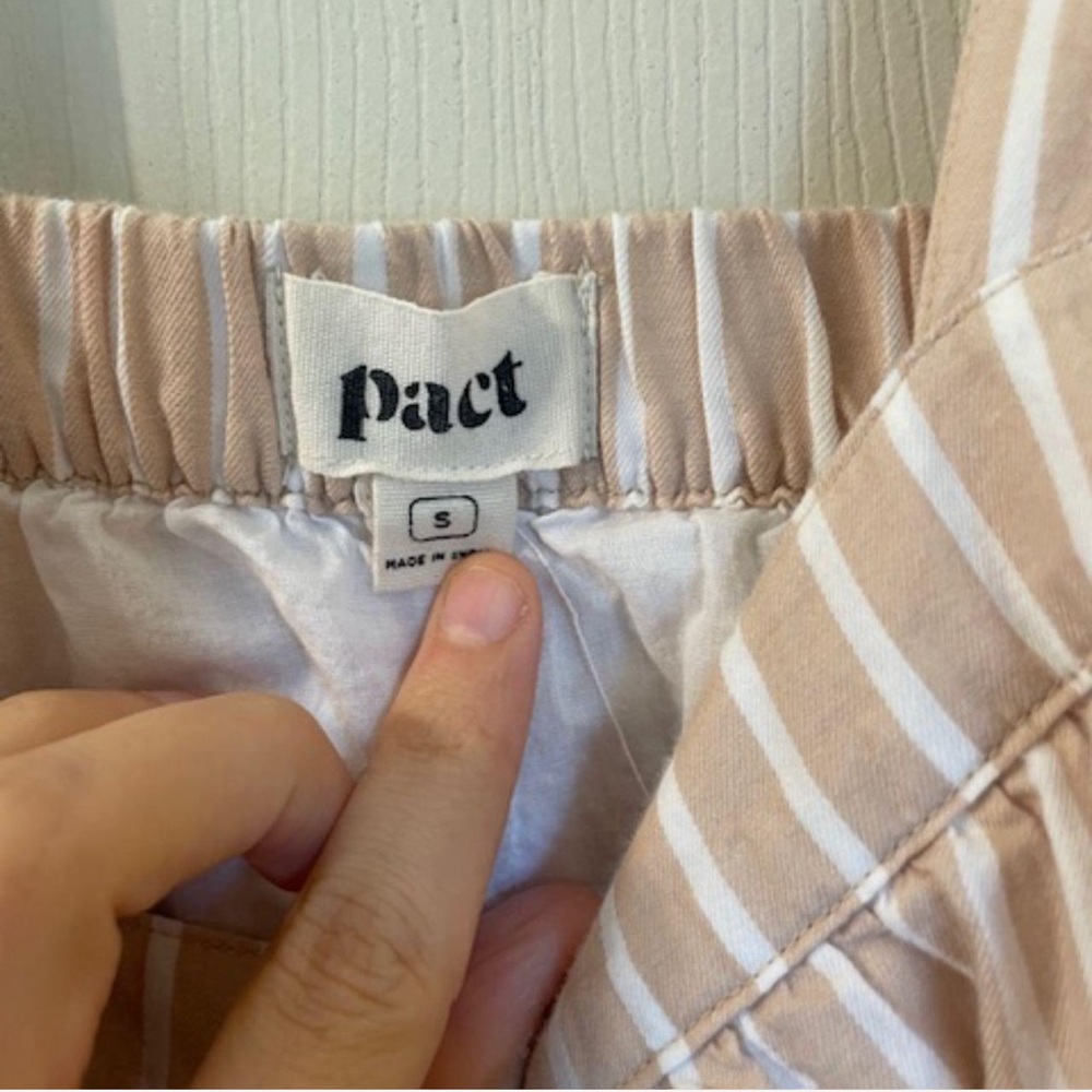 ‼️NWT: Pact Organic Sunset Easy Cami Maxi Dress - S - Picture 4 of 6